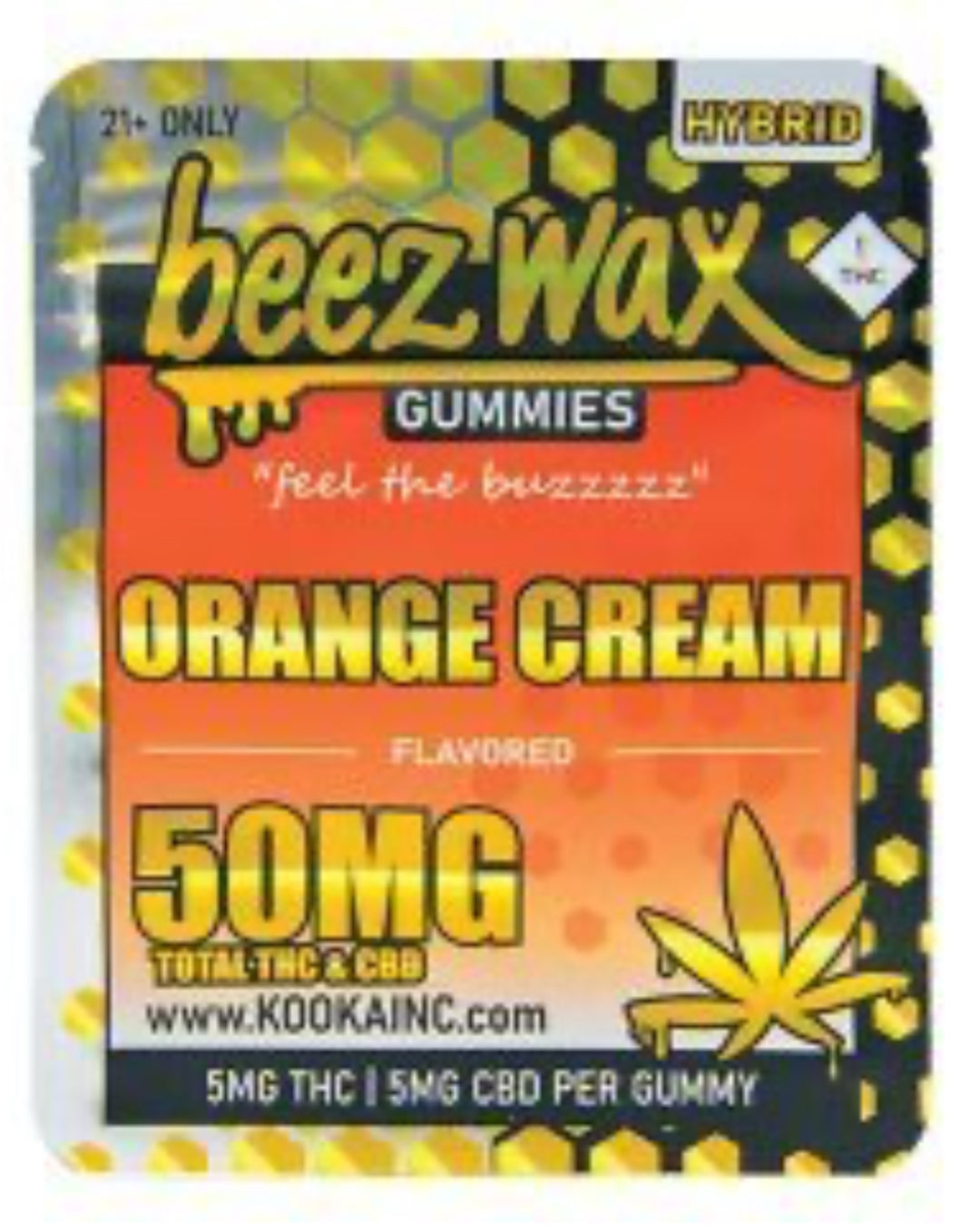 Beezwax 5Mg Gummies - ORANGE CREAM