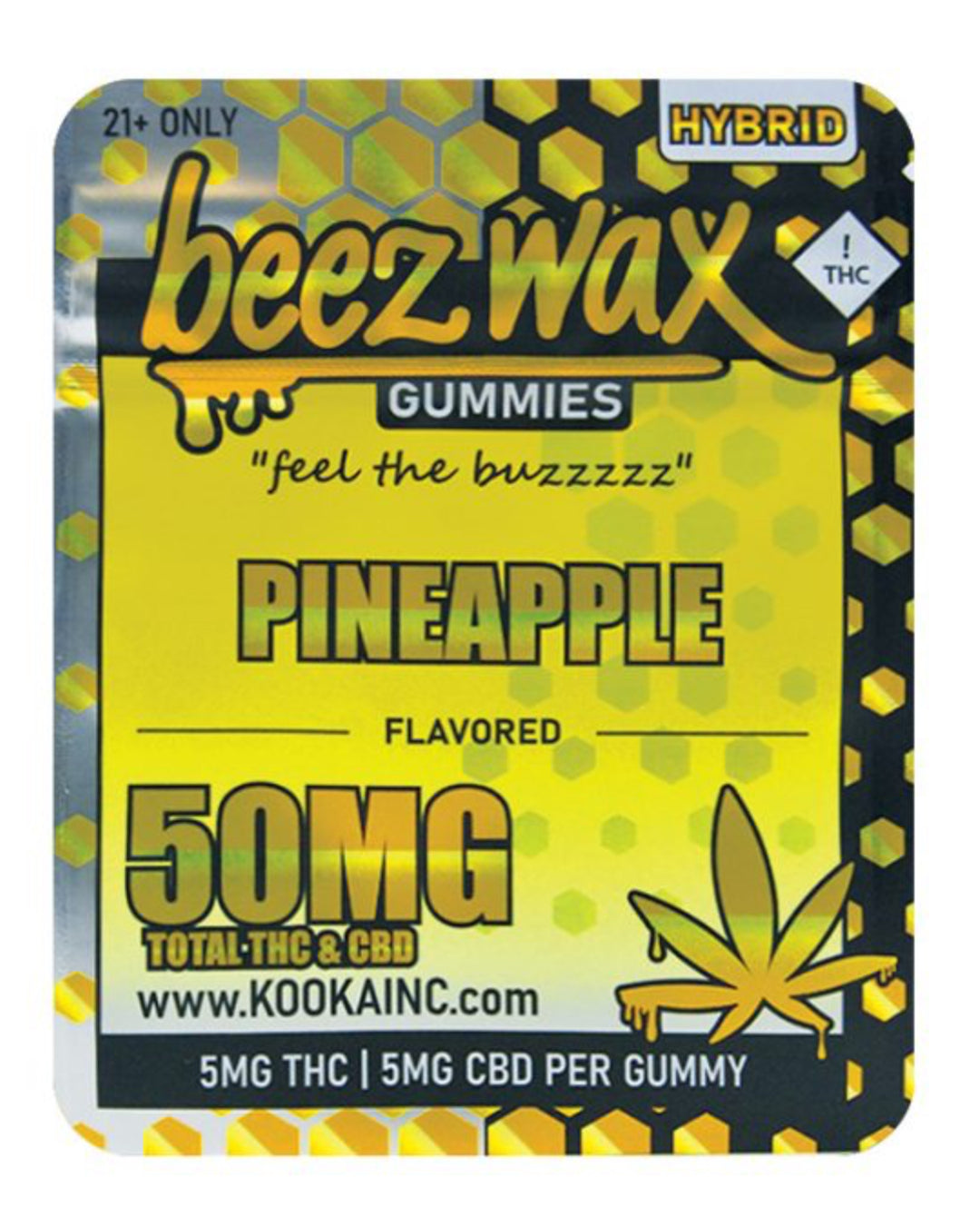 Beezwax 5Mg Gummies - PINEAPPLE