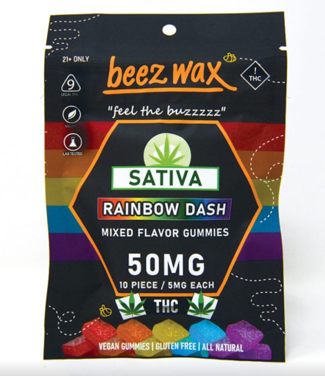 Beezwax 5Mg Gummies - RAINBOW DASH