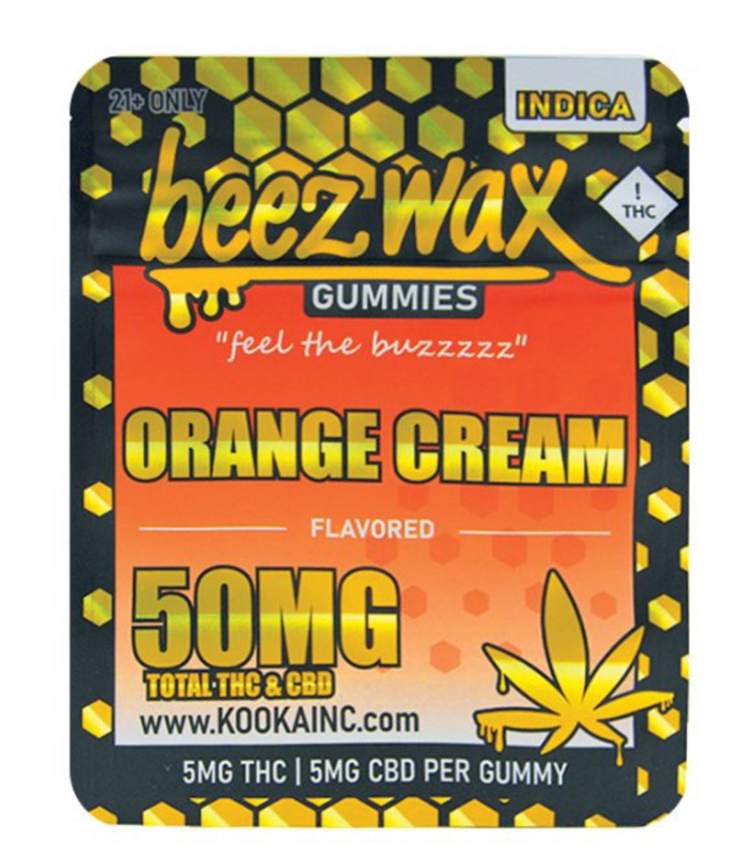 Beezwax 5Mg Gummies - ORANGE CREAM