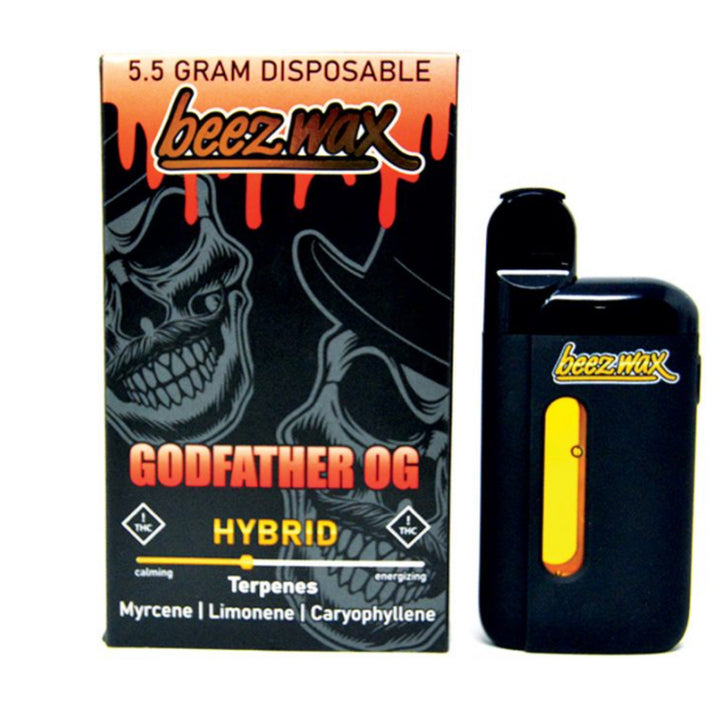 Beezwax 5.5g Disposable THCa Vape - Godfather OG