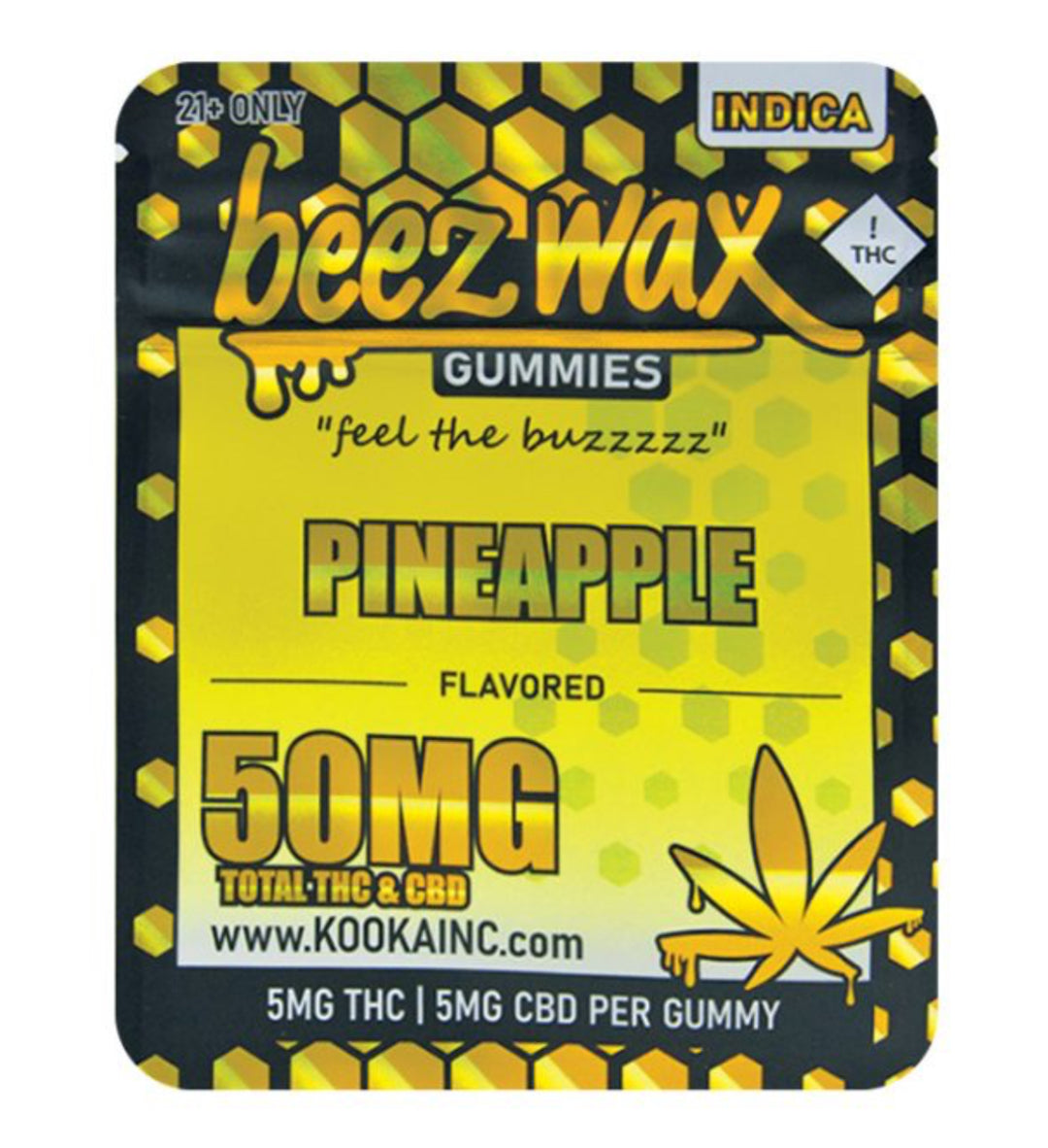 Beezwax 5Mg Gummies - PINEAPPLE