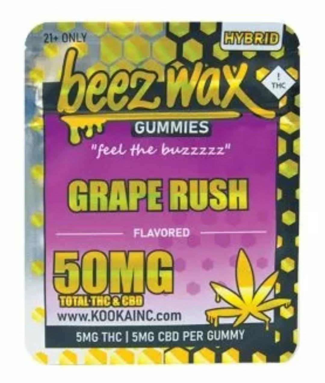 Beezwax 5Mg Gummies - GRAPE RUSH