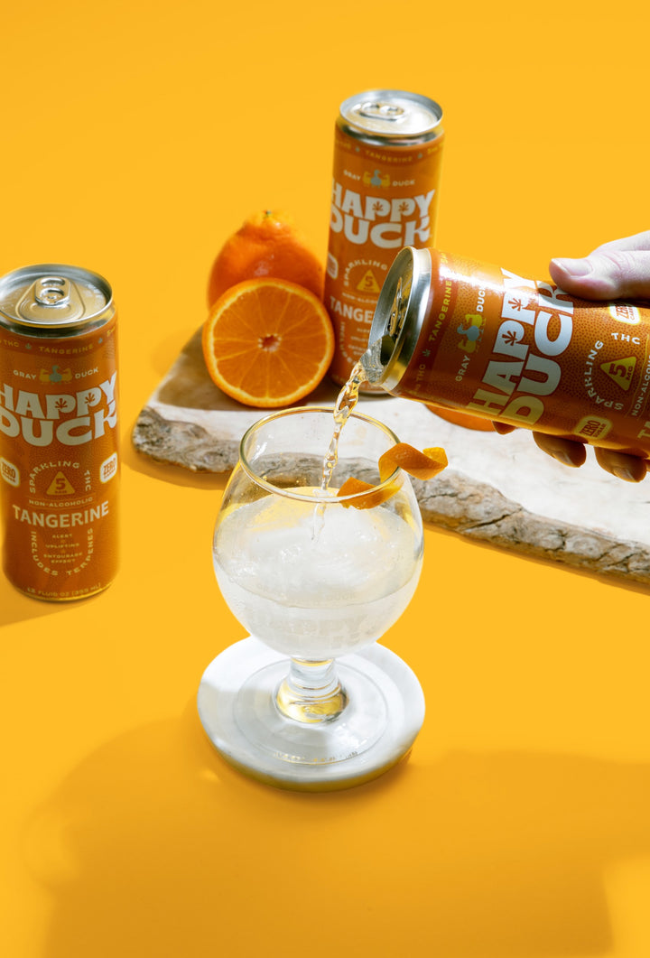 THC Infused Tangerine Seltzer | 5mg | 24 pack