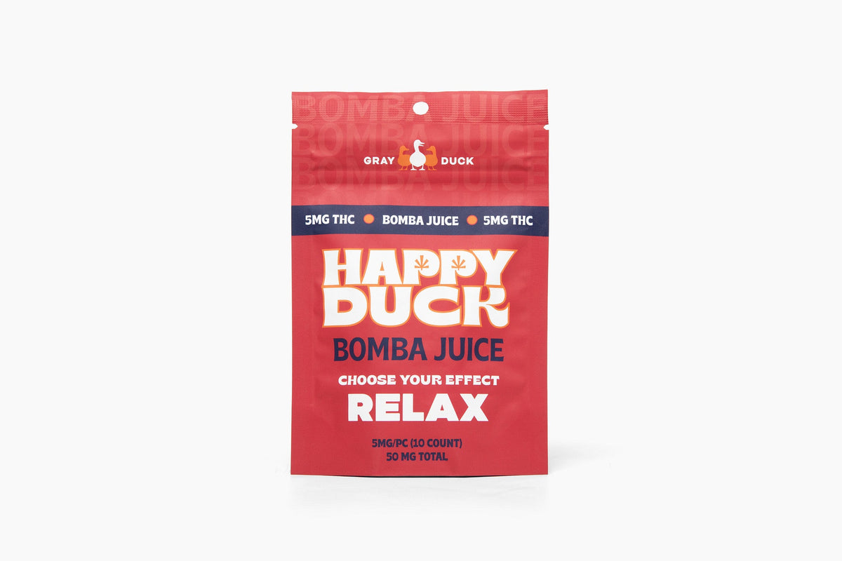 Happy Duck Bomba 5mg THC gummies, 2026 Legacy Cup winner