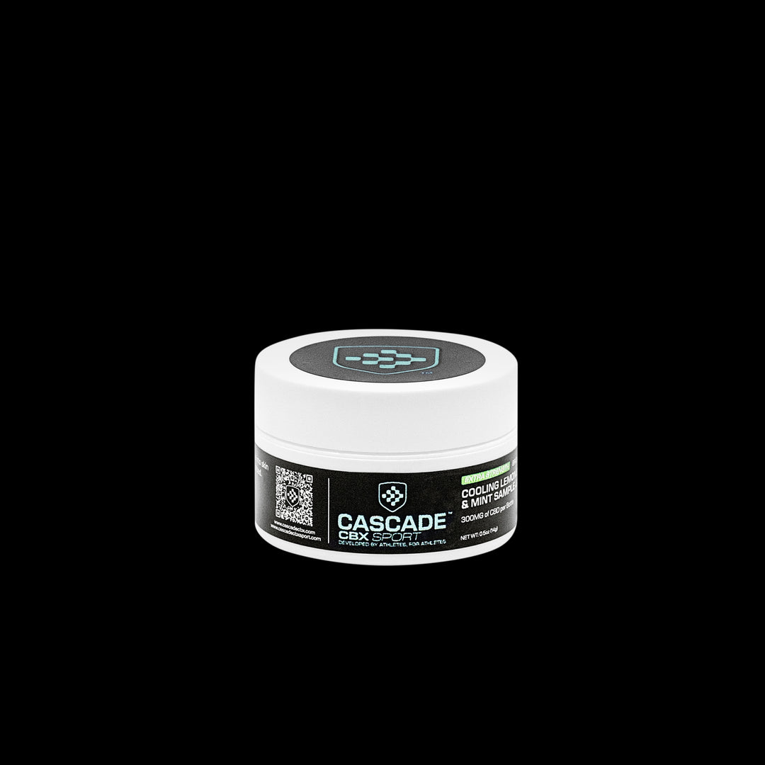 Cascade Sample Jar .5oz | Cooling Lemongrass & Mint | NSF Certified for Sport