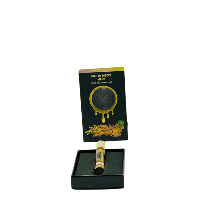 MUHA MEDS HHC 5.10 PINEAPPLE EXPRESS MUHA-510-HHC 5.10 Thread Vape Cartridge by Muha Meds with Pineapple Express and HHC SKU MUHA-510-HHC-PE