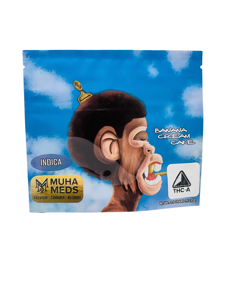 Muha Meds 3.5 g THCA- Banana cream  MUHA-FLW-THCA-3.5 Flower by Muha Meds with Banana Cream and THCA SKU MUHA-FLW-THCA-3.5-BC b