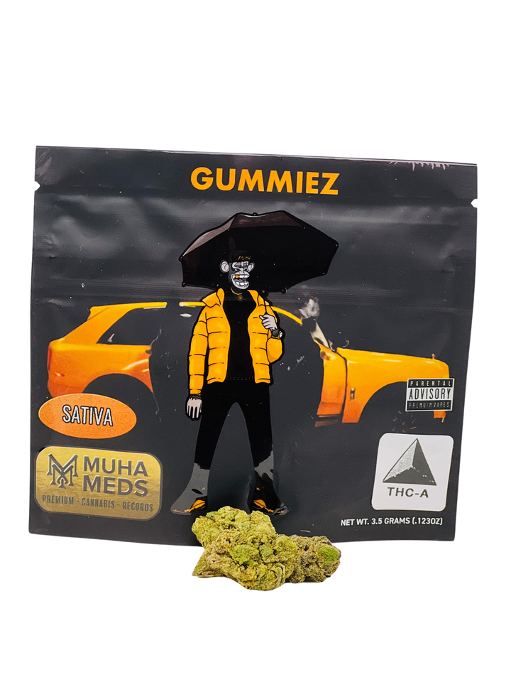 Muha Meds 3.5g THCA - Gummiez (Sativa) MUHA-FLW-THCA-3.5 Flower by Muha Meds with Gummiez and THCA SKU MUHA-FLW-THCA-3.5-GZ